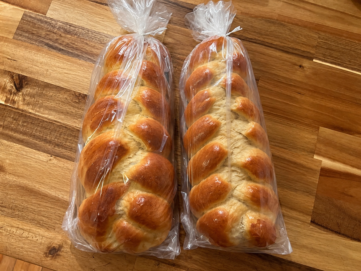 Guyanese anise seed plait bread