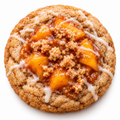 Brown butter peach cobbler cookies