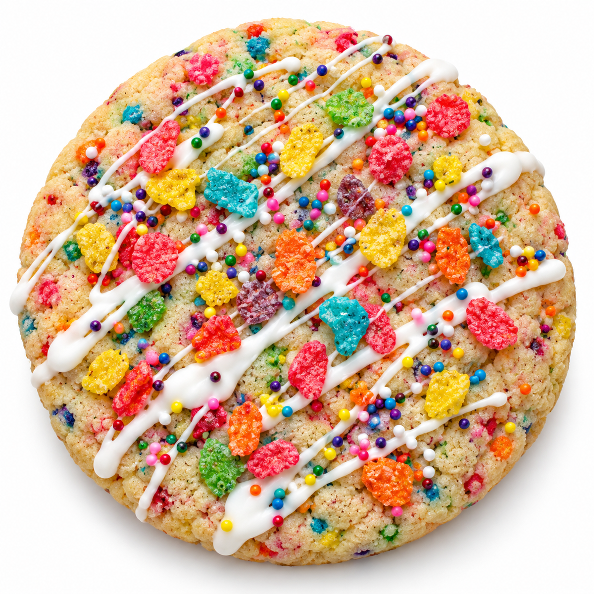 Fruity pebble cookie