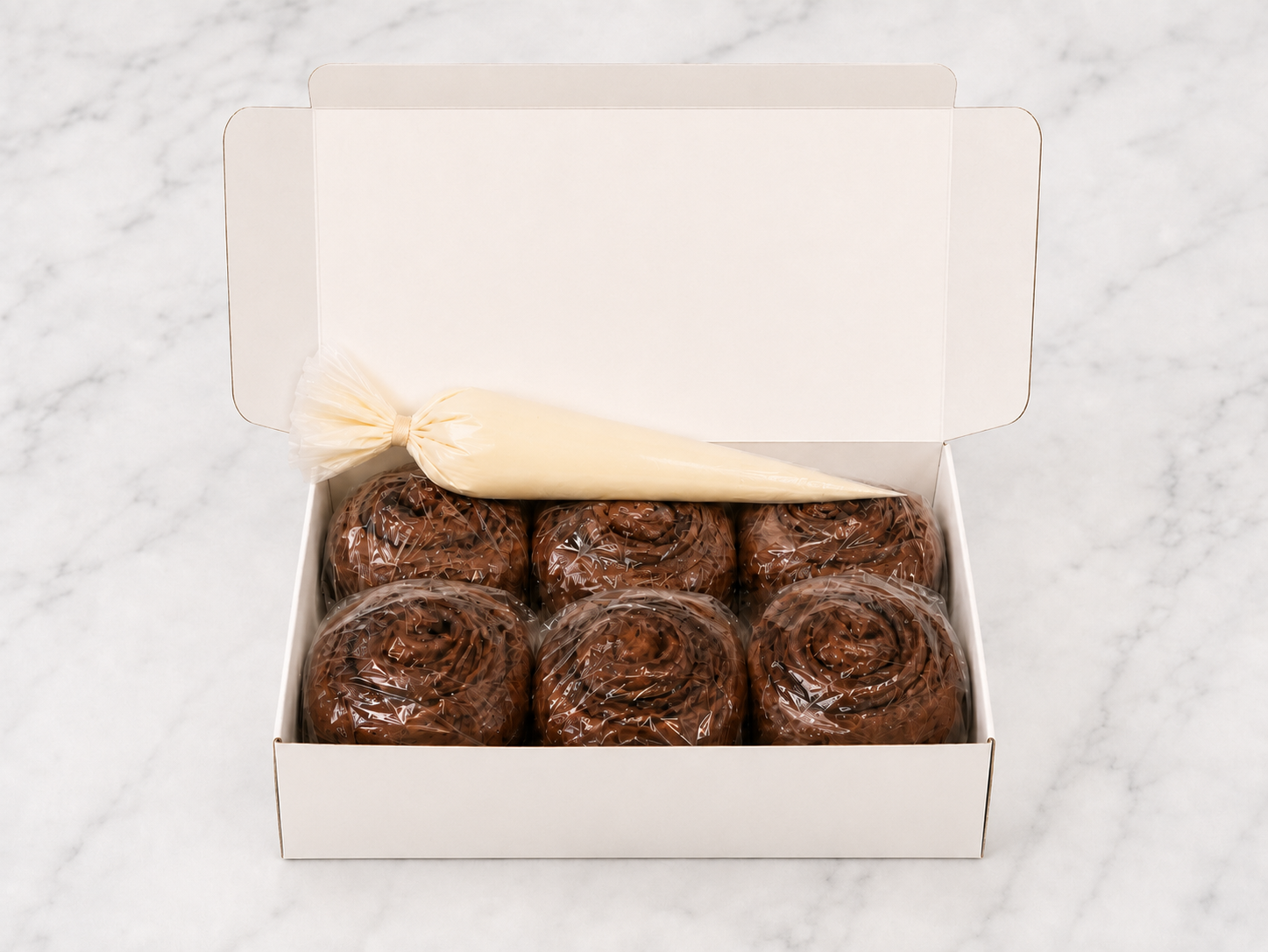 Double Chocolate Nutella roll